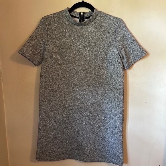 Forever 21 | Heather Gray Scuba Mini Dress | Size Small - Picture 2 of 6